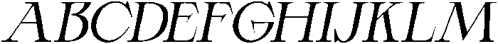 AT Schiller Italic ttf (400) Font UPPERCASE