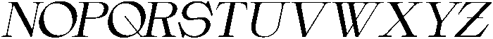 AT Schiller Italic ttf (400) Font UPPERCASE