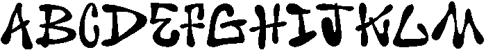 ATCrows-Regular otf (400) Font UPPERCASE