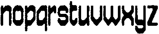 ATP Artev Condensed Rough otf (400) Font LOWERCASE