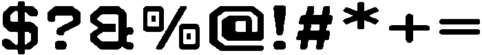 ATP Artev Wide Rounded otf (400) Font OTHER CHARS