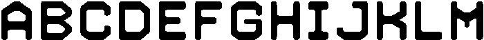 ATP Artev Wide Rounded otf (400) Font UPPERCASE