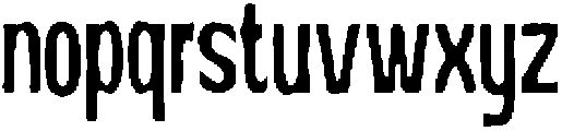 ATP Basehand Condensed otf (400) Font LOWERCASE