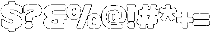 ATP Basehead Outline otf (400) Font OTHER CHARS