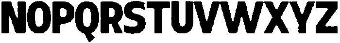 ATP Casualte Regular otf (400) Font UPPERCASE