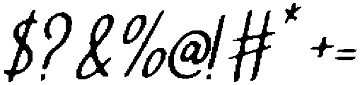 ATP-CherryHands Regular otf (400) Font OTHER CHARS