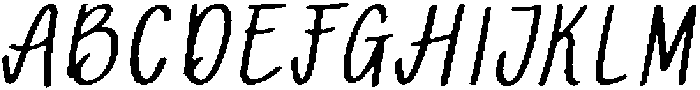 ATP-CherryHands Regular otf (400) Font UPPERCASE