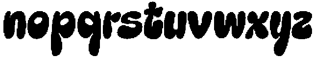 ATP-JellyFish Regular otf (400) Font LOWERCASE