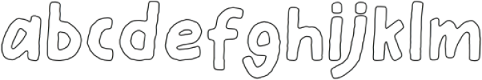 ATP-NoirezWonkyOutline Outline otf (400) FONT