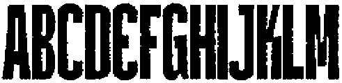 ATP Palacer rough otf (400) Font UPPERCASE