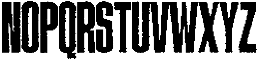 ATP Palacer rough otf (400) Font UPPERCASE