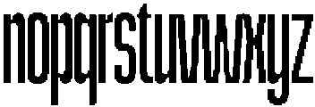 ATP Rainshade Regular otf (400) Font LOWERCASE