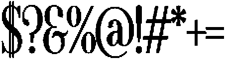 ATP Relave Regular otf (400) Font OTHER CHARS