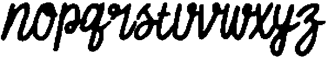 ATP-SweptAway Regular otf (400) Font LOWERCASE