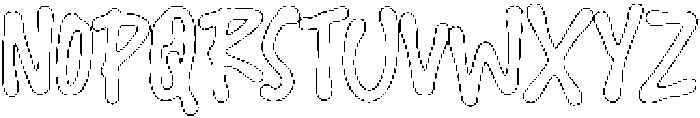 ATP Tobeloved Outline otf (400) Font LOWERCASE