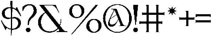 ATSchiller-Regular otf (400) Font OTHER CHARS