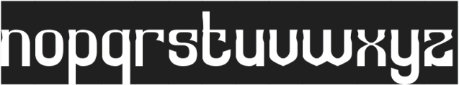 ATTRACTION-Inverse otf (400) Font LOWERCASE