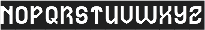ATTRACTIVE-Inverse otf (400) Font UPPERCASE