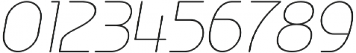 Ata Rounded 26 Thin Slant otf (100) Font OTHER CHARS
