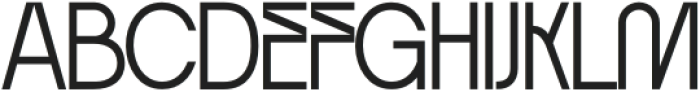 Ateoric-Regular otf (400) Font UPPERCASE