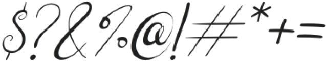 Athea-Italic otf (400) Font OTHER CHARS