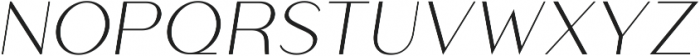 Athena Light Italic ttf (300) Font UPPERCASE