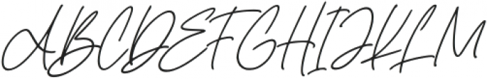 Athena River Italic otf (400) Font UPPERCASE