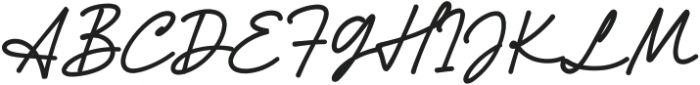 Athena Signature otf (400) Font UPPERCASE