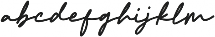 Athena Signature otf (400) Font LOWERCASE