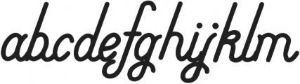 Athera Script Regular ttf (400) Font LOWERCASE