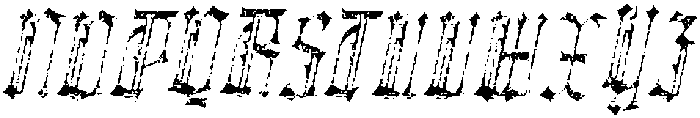 Atheris Stamp Italic otf (400) Font UPPERCASE