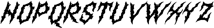 Atherna Oblique otf (400) Font UPPERCASE
