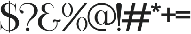 Athiya otf (400) Font OTHER CHARS