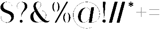 Athlon Kendich otf (400) Font OTHER CHARS