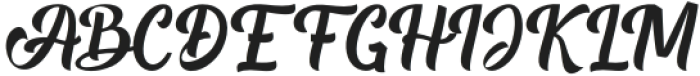 Athoda-Regular otf (400) Font UPPERCASE