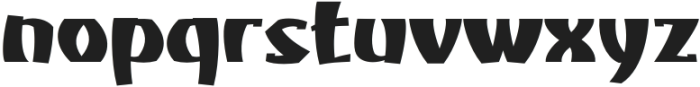 Atiku Extra Bold otf (700) Font LOWERCASE