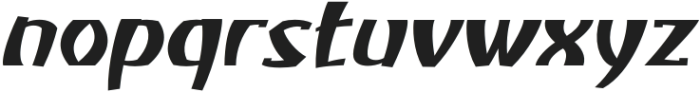 Atiku Medium Slanted otf (500) Font LOWERCASE