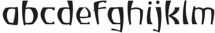 Atiku Thin otf (100) Font LOWERCASE