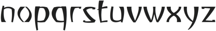 Atiku Thin otf (100) Font LOWERCASE