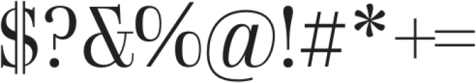 Atol Light otf (300) Font OTHER CHARS