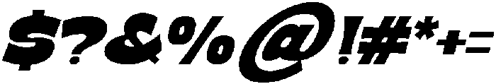 Atomic Beers Italic otf (400) Font OTHER CHARS