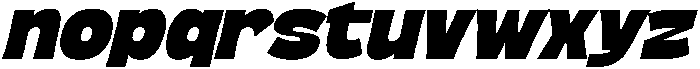 Atomic Beers Italic otf (400) Font LOWERCASE
