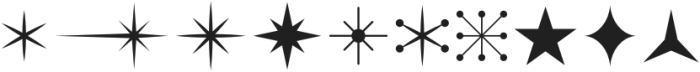 Atompunk Symbols Regular otf (400) Font OTHER CHARS