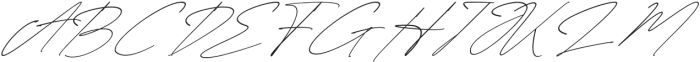 Attallia Signature Italic otf (400) Font UPPERCASE