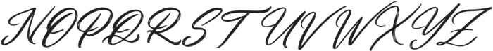 Attas Italic Italic otf (400) Font UPPERCASE