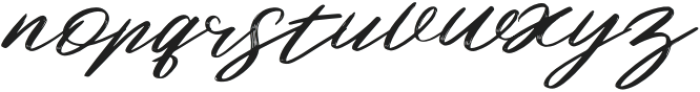 Attas Italic Italic otf (400) Font LOWERCASE