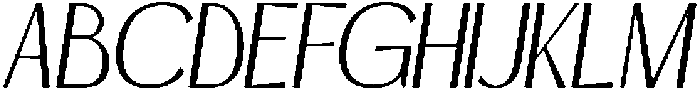 Attelier Italic otf (400) Font UPPERCASE