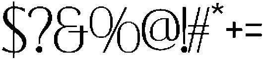 Attelier Regular otf (400) Font OTHER CHARS