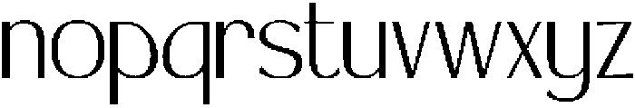 Attelier Regular otf (400) Font LOWERCASE