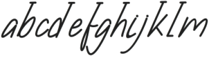 Attenia Athos Regular otf (400) Font LOWERCASE